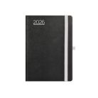 TOPTIMER Naptár, tervező, A5, heti, TOPTIMER, "Nero", fekete-szürke