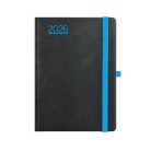 TOPTIMER Naptár, tervező, A5, napi, TOPTIMER, "Nero", fekete-kék