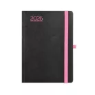 TOPTIMER Naptár, tervező, A5, napi, TOPTIMER, "Nero", fekete-pink