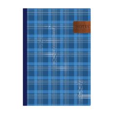   TOPTIMER Jegyzetfüzet, A5, vonalas, 96 lap, TOPTIMER "Notes", kék skótkockás
