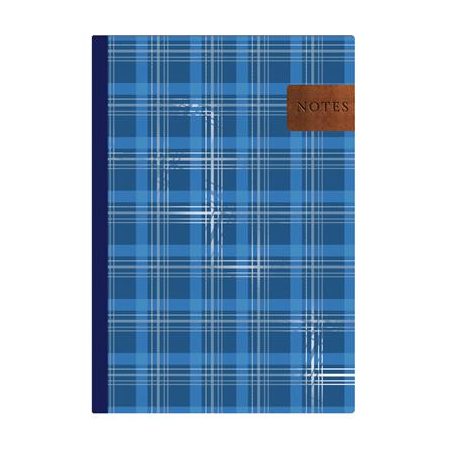 TOPTIMER Jegyzetfüzet, A5, vonalas, 96 lap, TOPTIMER "Notes", kék skótkockás