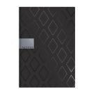 TOPTIMER Jegyzetfüzet, A5, vonalas, 96 lap, TOPTIMER "Notes", fekete gyémánt