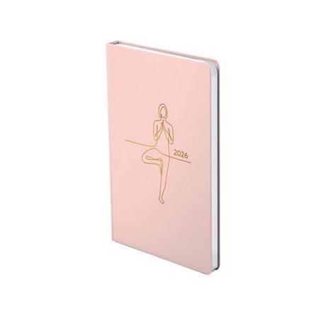 TOPTIMER Naptár, tervező, A5, heti, TOPTIMER "Pastel", rózsaszín