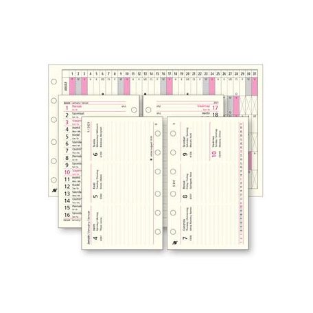 SATURNUS Kalendárium betét, tervező, heti, "S", SATURNUS, chamois 2024