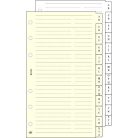 SATURNUS Kalendárium betét, telefonregiszter, "S", SATURNUS, chamois