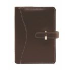 SATURNUS Kalendárium, gyűrűs, betétlapokkal, "S", műbőr, SATURNUS, "437", barna