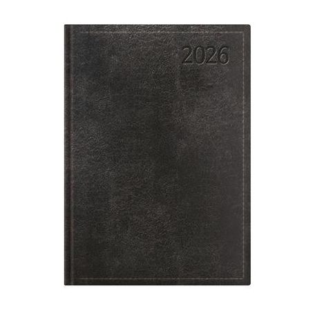 TOPTIMER Naptár, tervező, A4, heti, TOPTIMER "Traditional", fekete