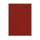 TOPTIMER Naptár, tervező, B5, heti, TOPTIMER "Traditional", bordó