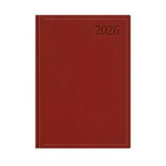   TOPTIMER Naptár, tervező, B5, heti, TOPTIMER "Traditional", bordó