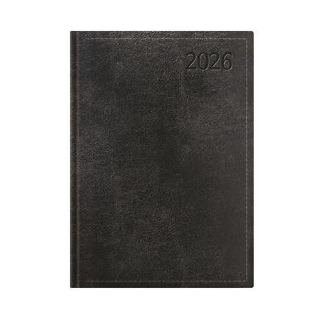 TOPTIMER Naptár, tervező, B5, heti, TOPTIMER "Traditional", fekete