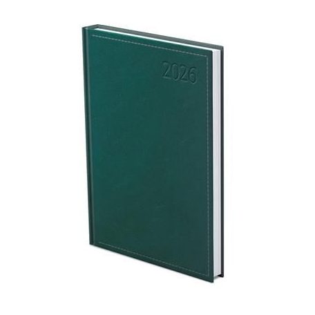 TOPTIMER Naptár, tervező, B5, heti, TOPTIMER "Traditional", zöld