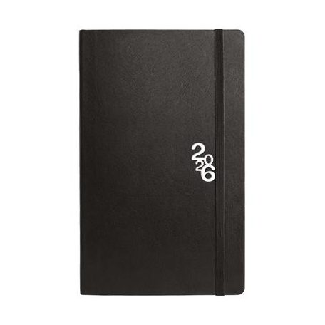 TOPTIMER Naptár, tervező, A5, heti, TOPTIMER "Rainbow", fekete