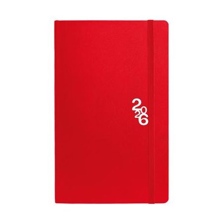 TOPTIMER Naptár, tervező, A5, heti, TOPTIMER "Rainbow", piros