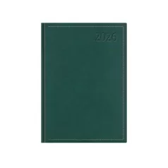   TOPTIMER Naptár, tervező, B6, napi, TOPTIMER "Traditional", zöld