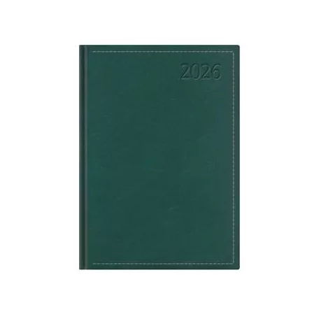 TOPTIMER Naptár, tervező, B6, napi, TOPTIMER "Traditional", zöld