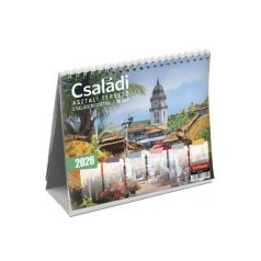   TOPTIMER Naptár, asztali, álló, TOPTIMER "Családi tervező"