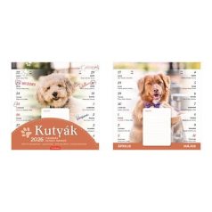   TOPTIMER Naptár, fali, mágneses, kétheti, TOPTIMER, kutyák