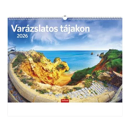 TOPTIMER Naptár, fali, TOPTIMER, "Varázslatos tájakon"
