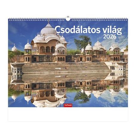 TOPTIMER Naptár, fali, TOPTIMER, "Csodálatos világ"