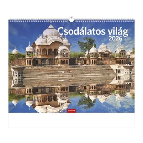 TOPTIMER Naptár, fali, TOPTIMER, "Csodálatos világ"