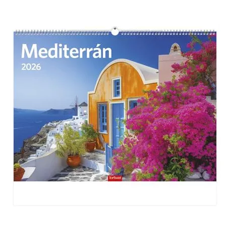 TOPTIMER Naptár, fali, TOPTIMER, "Mediterrán"
