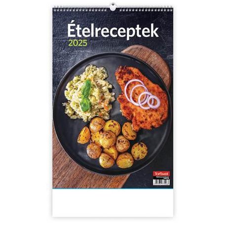 TOPTIMER Naptár, fali, TOPTIMER "Ételreceptek"