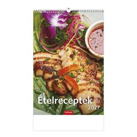 TOPTIMER Naptár, fali, TOPTIMER "Ételreceptek"