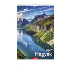 TOPTIMER Naptár, fali, TOPTIMER "Hegyek"