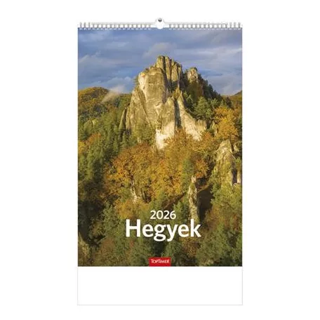 TOPTIMER Naptár, fali, TOPTIMER "Hegyek"