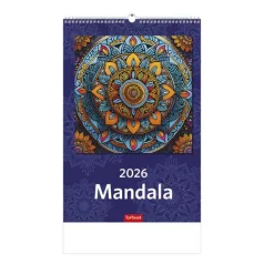 TOPTIMER Naptár, fali, TOPTIMER "Mandala"