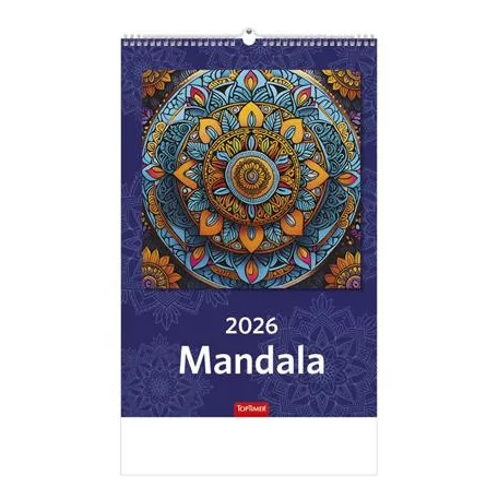 TOPTIMER Naptár, fali, TOPTIMER "Mandala"