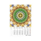 TOPTIMER Naptár, fali, TOPTIMER "Mandala"