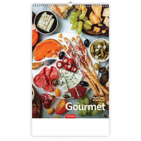 TOPTIMER Naptár, fali, TOPTIMER "Gourmet"