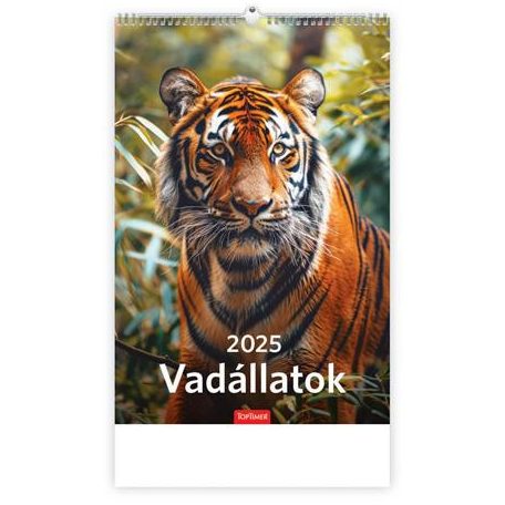 TOPTIMER Naptár, fali, TOPTIMER "Vadállatok"