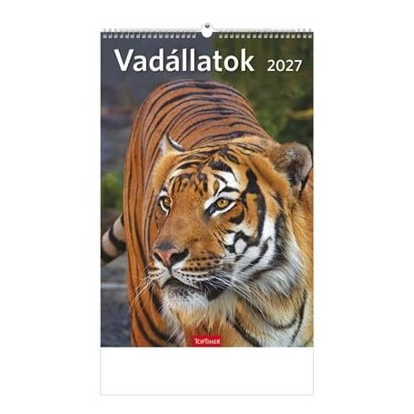 TOPTIMER Naptár, fali, TOPTIMER "Vadállatok"