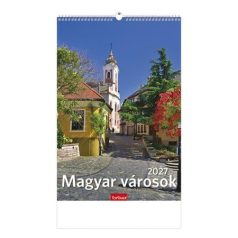 TOPTIMER Naptár, fali, TOPTIMER "Magyar városok"
