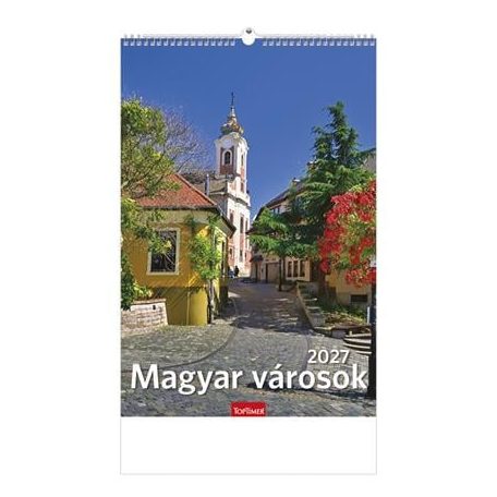 TOPTIMER Naptár, fali, TOPTIMER "Magyar városok"