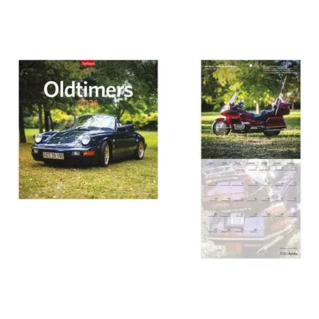 TOPTIMER Naptár, fali, TOPTIMER, "Oldtimers"