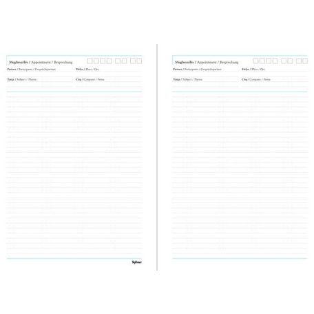 TOPTIMER Tárgyalási napló, B5, TOPTIMER, "Traditional", bordó