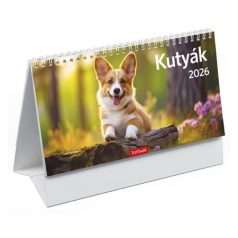   TOPTIMER Naptár, asztali, álló, TOPTIMER, "Kutyák"