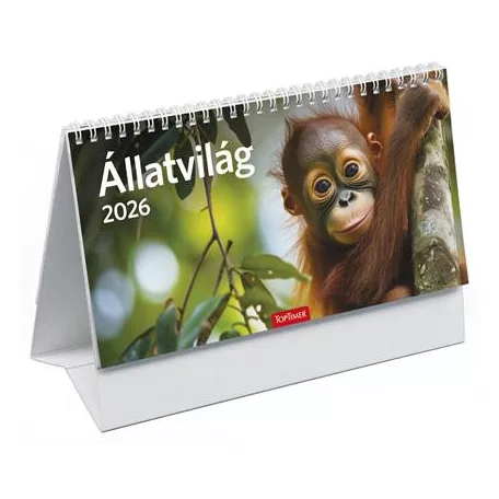 TOPTIMER Naptár, asztali, álló, TOPTIMER, "Állatvilág"