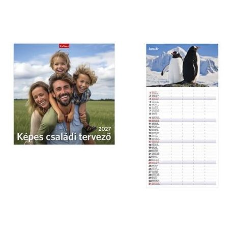 TOPTIMER Naptár, fali, TOPTIMER, "Családi tervező"