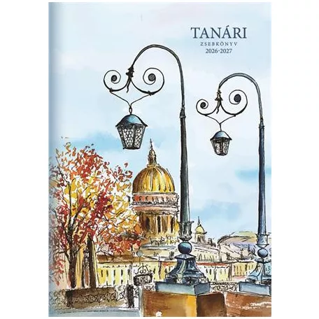 TOPTIMER Tanári zsebkönyv, 2026/2027 tanév, A5, heti, TOPTIMER, "City"
