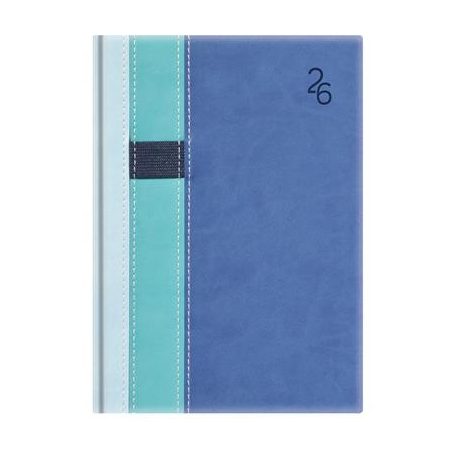 TOPTIMER Naptár, tervező, B5, heti, TOPTIMER "Vario", kék-türkiz