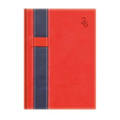   TOPTIMER Naptár, tervező, B5, heti, TOPTIMER "Vario", piros-kék