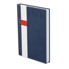   TOPTIMER Naptár, tervező, A5, napi, TOPTIMER "Vario", kék-fehér