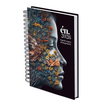 TOPTIMER Naptár, tervező, spirálozott, A5, napi, TOPTIMER "ÉN 2026"