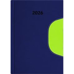   DAYLINER Naptár, tervező, B5, heti, DAYLINER "Memphis", kék-zöld