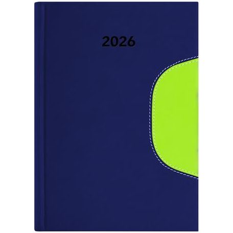 DAYLINER Naptár, tervező, B5, heti, DAYLINER "Memphis", kék-zöld