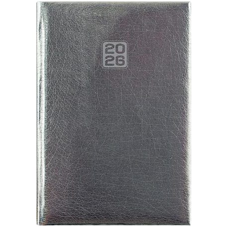 DAYLINER Naptár, tervező, A5, heti, DAYLINER, "Mirror", ezüst